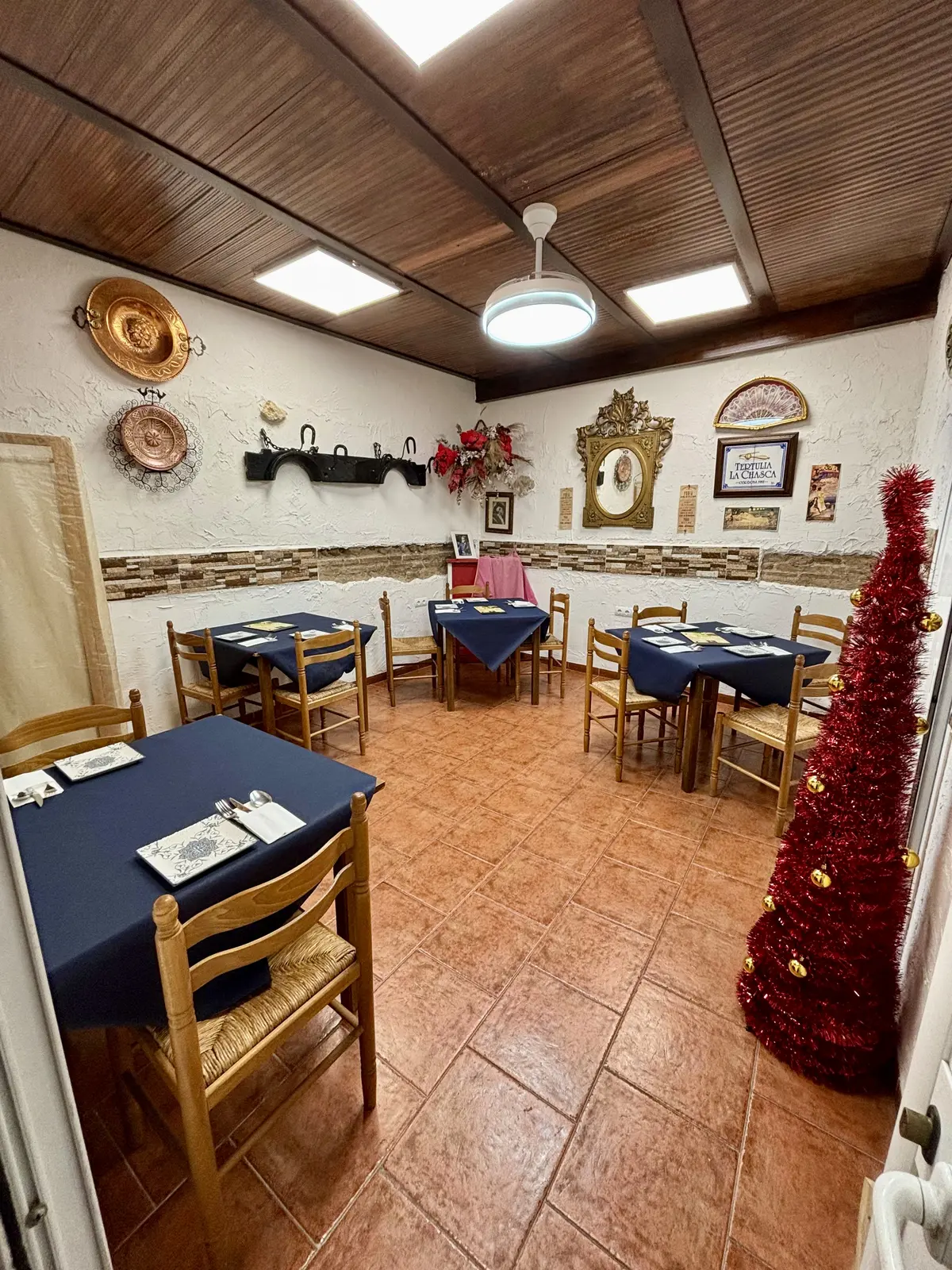 Salón interior del restaurante