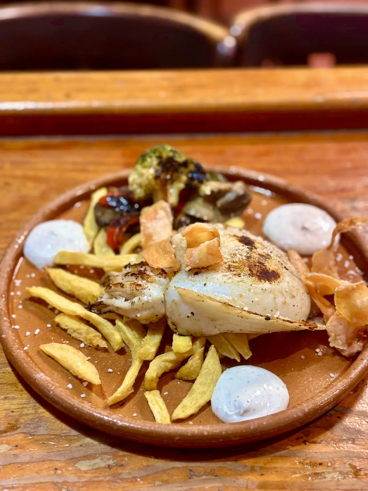 Carne a la plancha con patatas